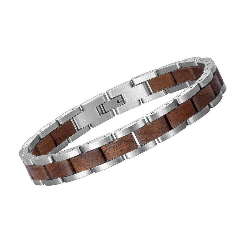 Valentine Gift Men Women Fashion Accessories Wooden Bracelet