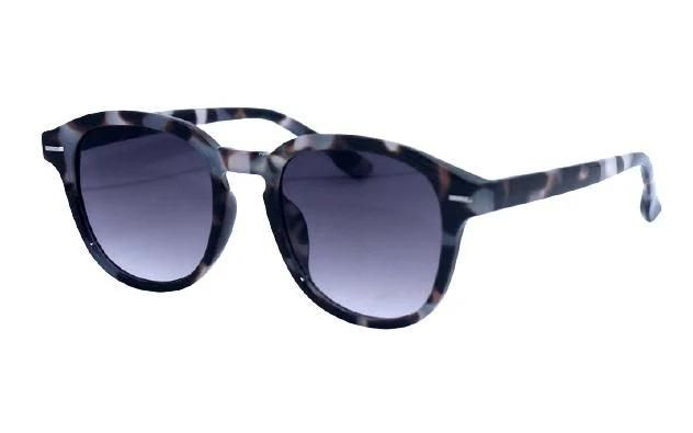 Unisex Plastic Medium Rounded Rectangular Hipster Frame Polarized Sunglasses