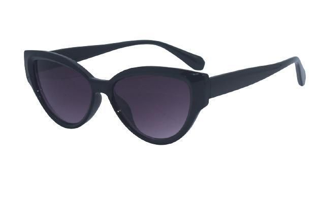 Wholesale Women′s Retro Cat Eye Style Stripe Pattern Polarized Sunglasses