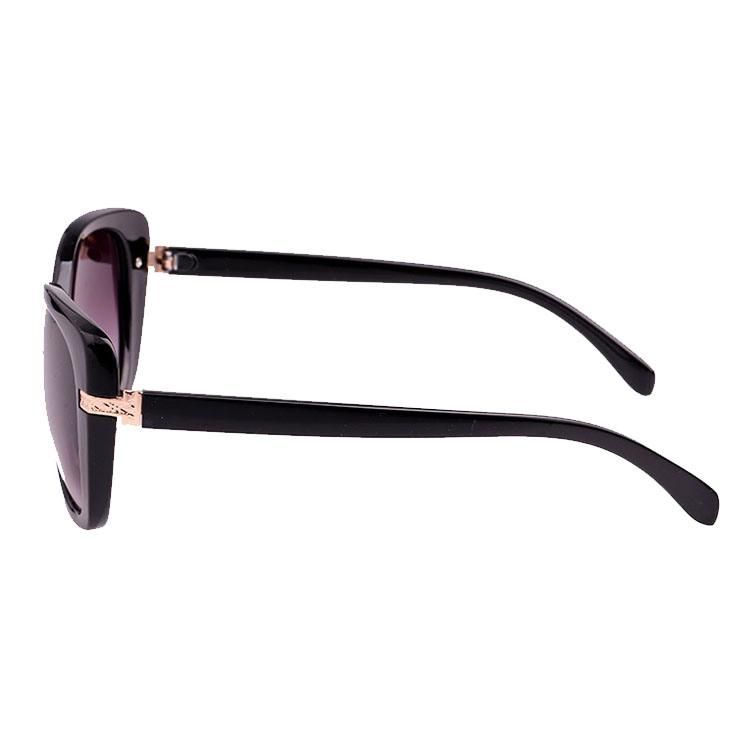 Metal Logo PC Frame Black Color Eyewear Sunglass