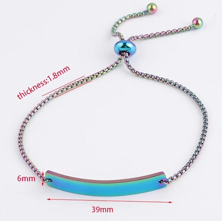 Wholesale Fashion Stainless Steel Jewelry Simple Custom Bracelet