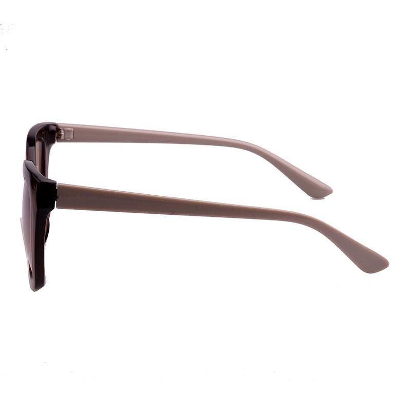 Women Fashion Metal Nose Brown Sunglasses