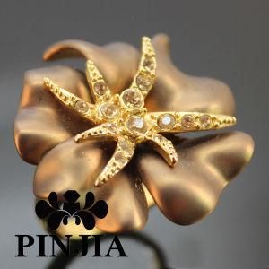 Starfish Flower CZ Diamond Fashion Ring