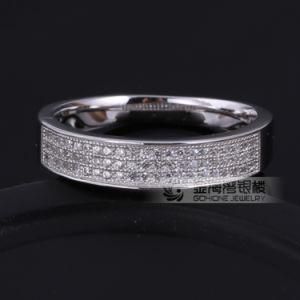 Hot Selling 925 Sterling Silver Micro Pave Setting Rings