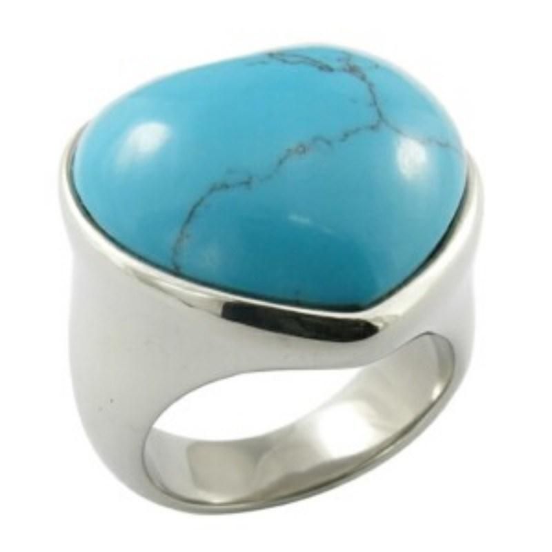 Fashion Jewelry Big Turquoise Finger Ring