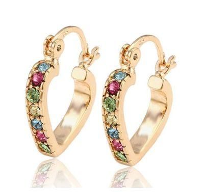 Wholesale Promotional Top Quality 18 K Gold Color Earrings Unique Designs