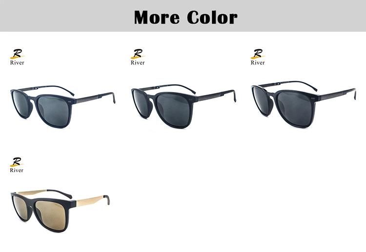 P0078 Matte Visual Effect Stock Polarized Men Sunglasses