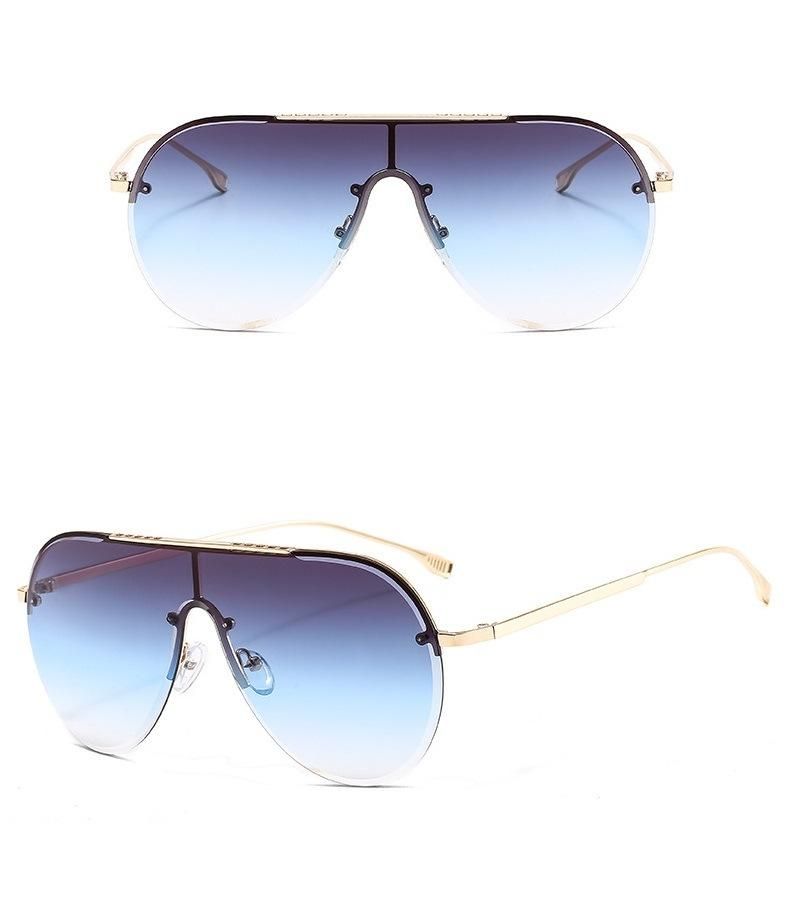 2020 New Metal Fashion Wholesale Brand Designer Sport Metal Sunglasses