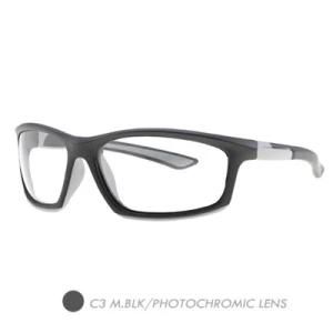 PC Polarized Sports Sunglasses, Plastic Square Frame Sp9002-03