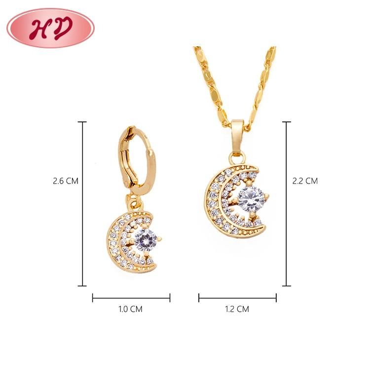 Manufacturer Gold Fashion Wedding Jewellery Designs Jewelry Set for Women