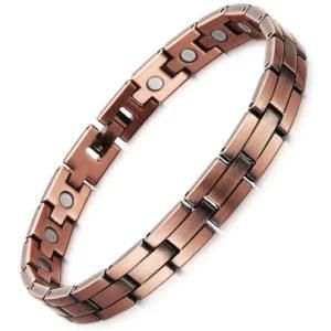 Trendy 100 Pure Genuine Copper Magnetic Bracelet for Lady