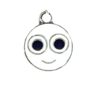 Metal Smill-Faced White Color Pendant (PD098)
