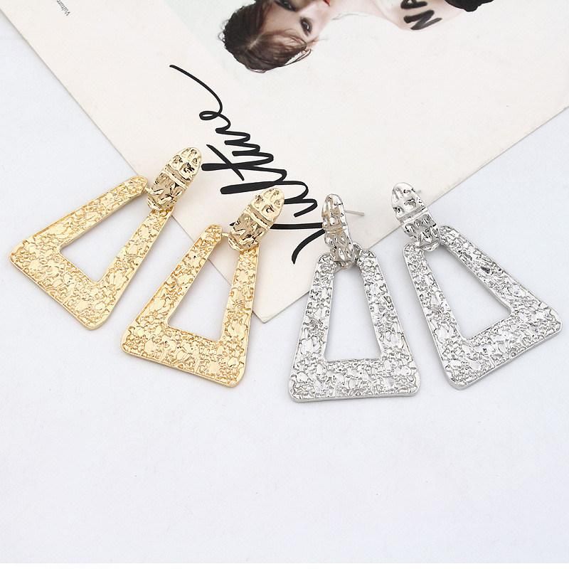 Metal Hanging Earring Geometric Statement Earring Fashion Accessories Jewelry