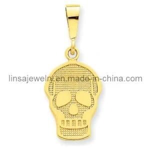Fashion Gold Plated Stainless Steel Skull Pendant Jewelry (SJN1823)
