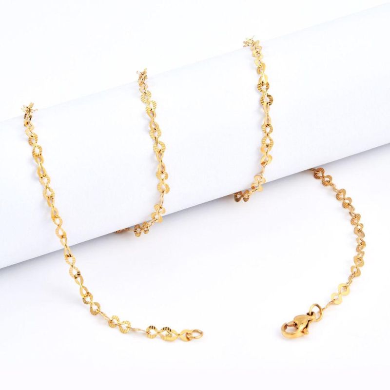 OEM Fashion Jewelry Eight Figure Chain Bracelet Necklace Handcraft Gift