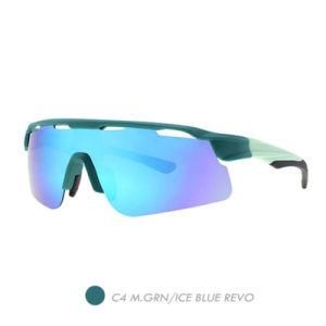 PC Polarized Sports Sunglasses, Full Lens, Plastic Frame Sp9001-04