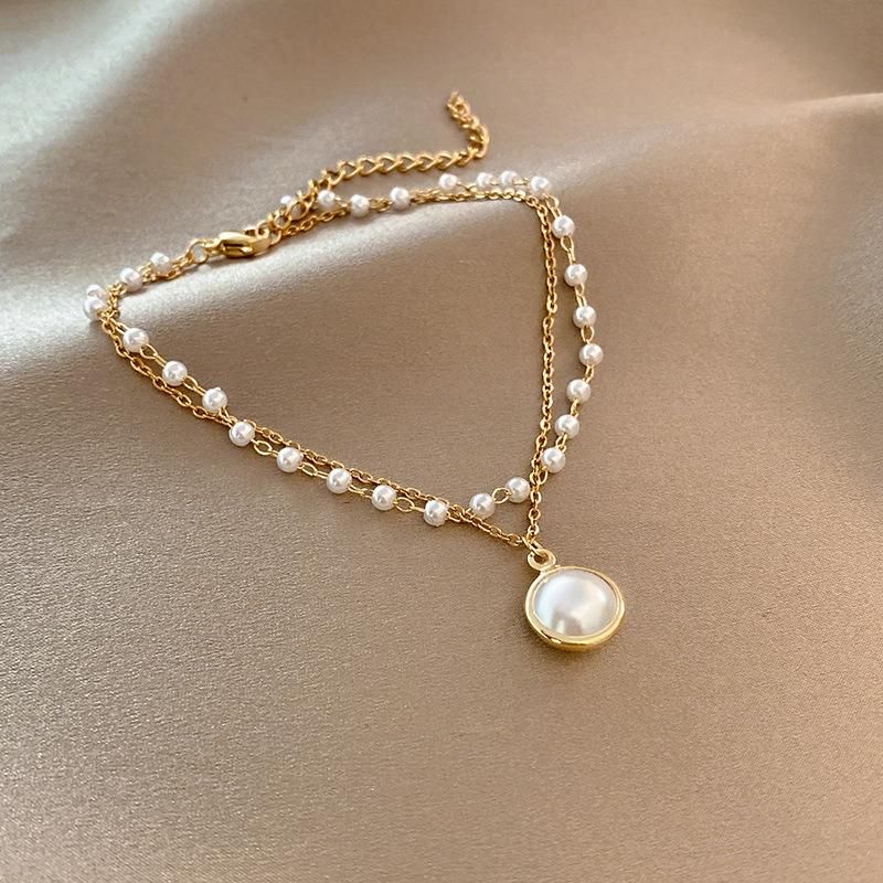 Ladies Pearl Bracelet Simple Zircon Bracelet Niche Trend Bracelet