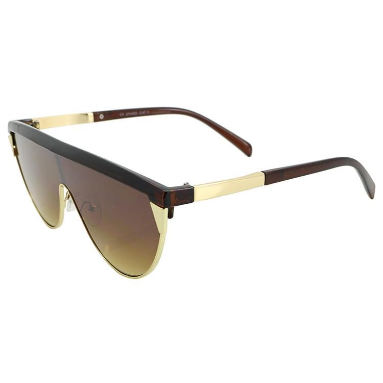 2019 Newly Metal PC One Piece Frame Fashion Sunglasses