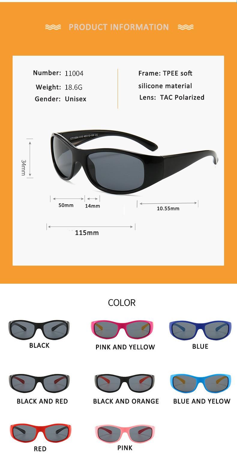 Supplier Kids Boys Sports Tac Sun Glasses Tpee Outdoor UV Protection Eyewear Children Bike Sunglasses 2022