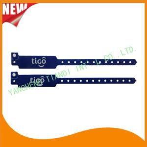 Custom Entertainment Vinyl Plastic ID Wristband Bracelet Bands (E6060B40)