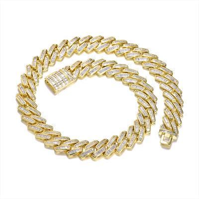Hip Hop Women Men Twist Rope Cuban Link Chain Necklace