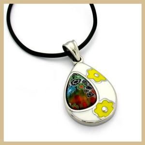 Murano Glass Pendants Necklace (TPMU176)