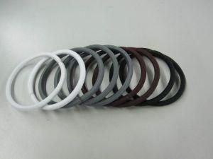 Hair Elastics White Grey Color Ha002