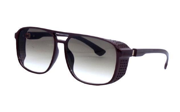 Classic Round Frame Gradient Sunglasses Women PC UV400 Sunglasses