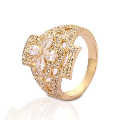 18K Gold Plated Fashion Wedding Engagement Man Jewelry Stainless Steel Silver Finger Rings Design