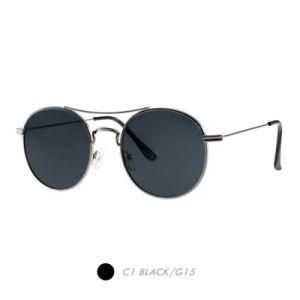 Metal New Fashion Sunglasses, Brand Replicas Aviators Round Frame M6016-01