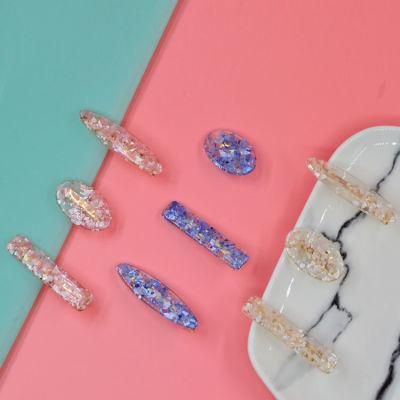 Wholesale Hair Accessories Set Temperament Metal Hair Clips for Women Duck Acrylic Hair Clip