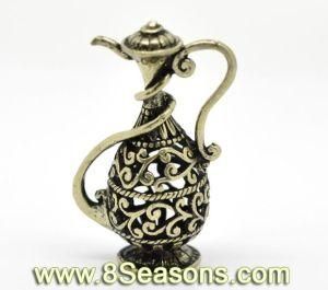 Antique Bronze Hollow Pot Charm Pendants 4.9x3.2cm (B15527)