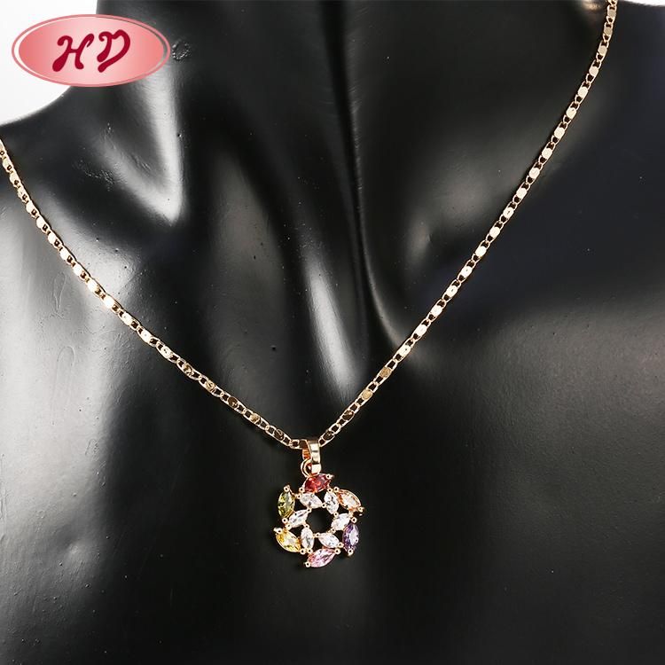 Hot Popular Zircon 18K Gold Plated Jewelry Sets