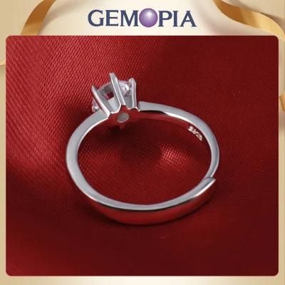 Fashion Adjustable 925 Sterling Silver Round Ring