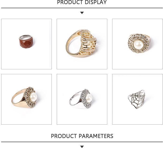 Good Quality Fashion Jewelry Pearl Silver Ring