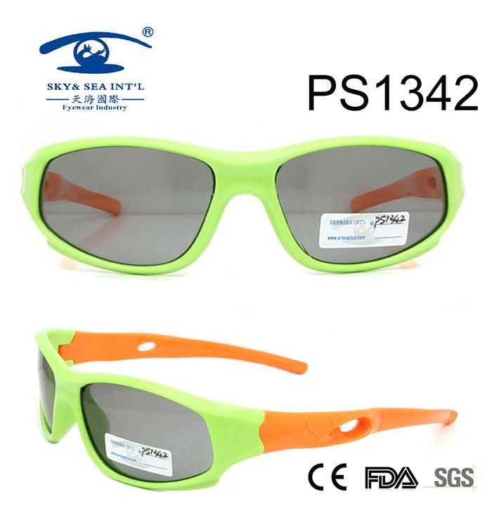 Sport Boy Cool Colorful Children Kid Plastic Sunglasses (PS1342)