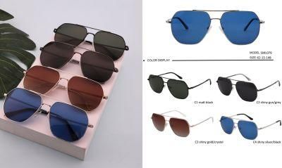 High Quality Italy New Design Luxury Acetate Metal Frame Sunglasses