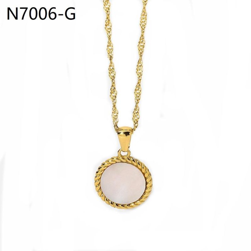 Manufacturer Custom High Quality Brand Jewelry, Gold Plated Stainless Steel Necklace, Necklace Waterproof