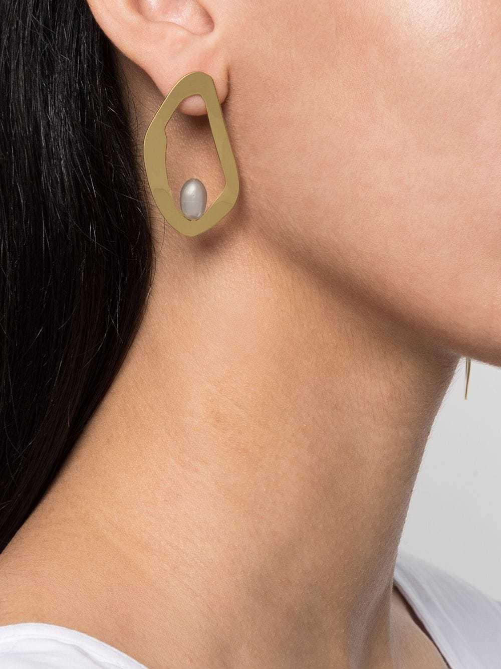 Fashion Temperament Irregular Geometric Hollow Earrings Jewelry
