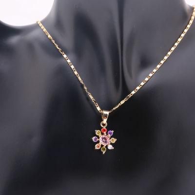 Fashion Jewellery Cubic Zirconia Jewelry Set with Necklace Earring
