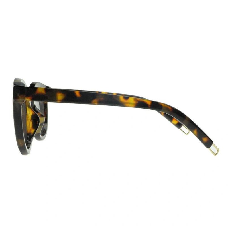 2018 Stylish Fashion Round Shape Sunglasses with Metal Tip