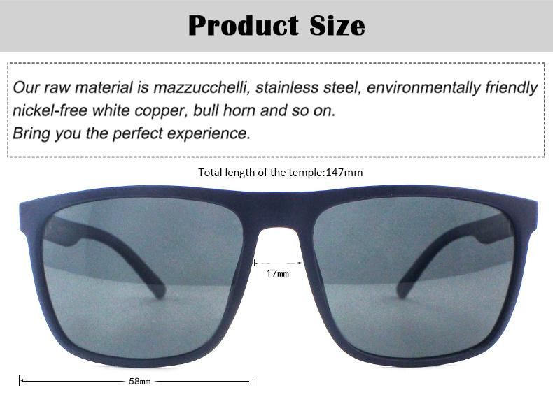 New Design Tr Frames Wholesale Polarized Men Sunglasses