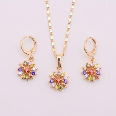 18K Gold Plated Costume Fashion Imitation Jewelry for Women