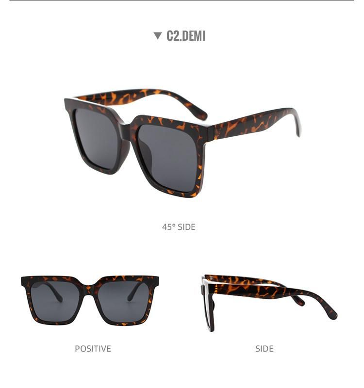 2022 Designer Hot Sale High Quality Popular Retro Lady′ S Polarized Sunglasses