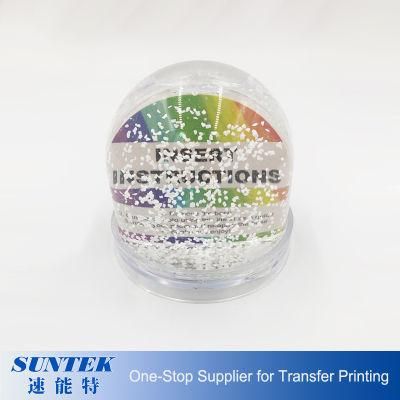 Sublimation Blank Round Crystal Snowball