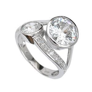 Round Pave Celebrity Style Anniversary Wedding Engagement Ring