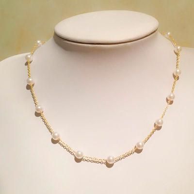 Fashion Jewelry Pearl Clavicle Chain Necklace