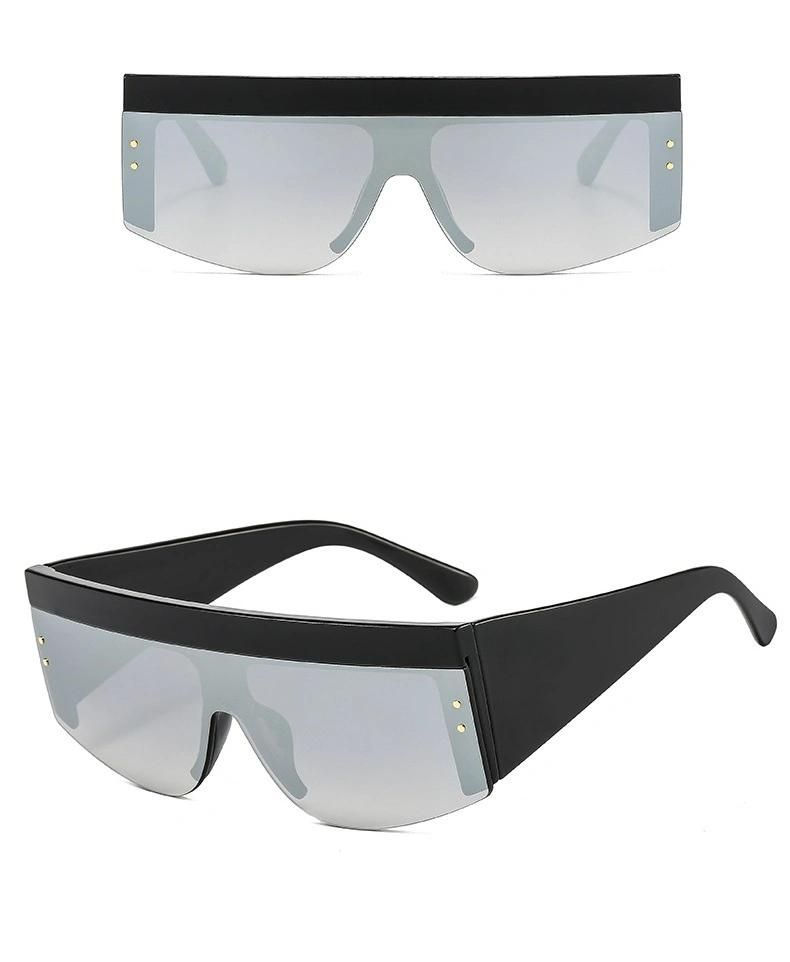 New Style One-Piece Big Frame UV400 Sports Sunglasses