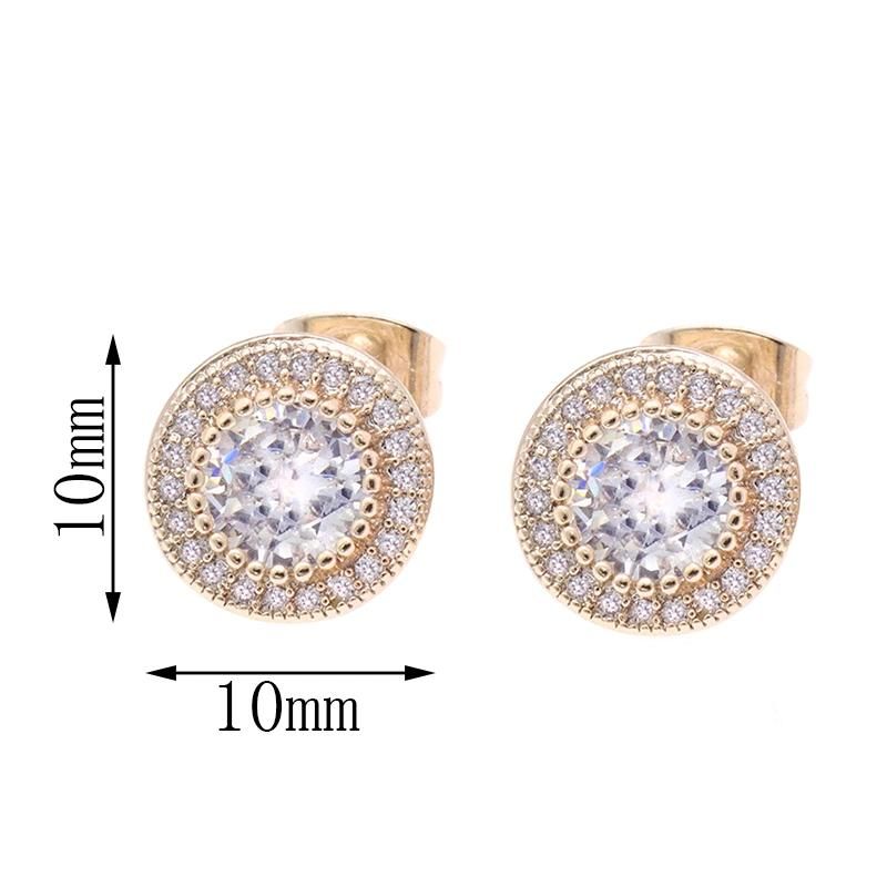 Latest Design Women′s Fine Jewelry Fashion Cubic Zirconia Earrings