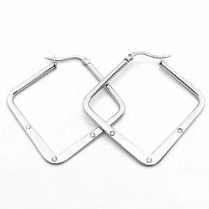 Yongjing Jewelry Stainless Steel Fashion Hoop Earrings (YJ-E0039)